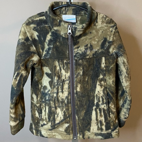 Columbia Jackets \u0026 Coats | Columbia Camo Fleece Jacket 3T | Color: Black | Size: 3tb | Antreasures's Closet